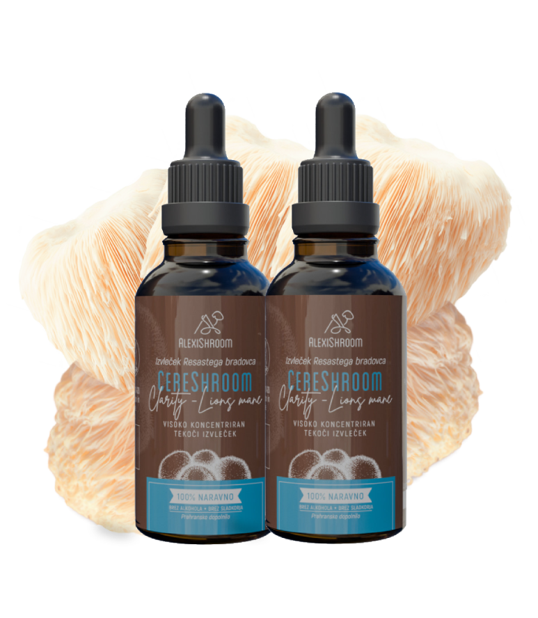 Paket 2x – BIO CereShroom Clarity (Resasti bradovec)
