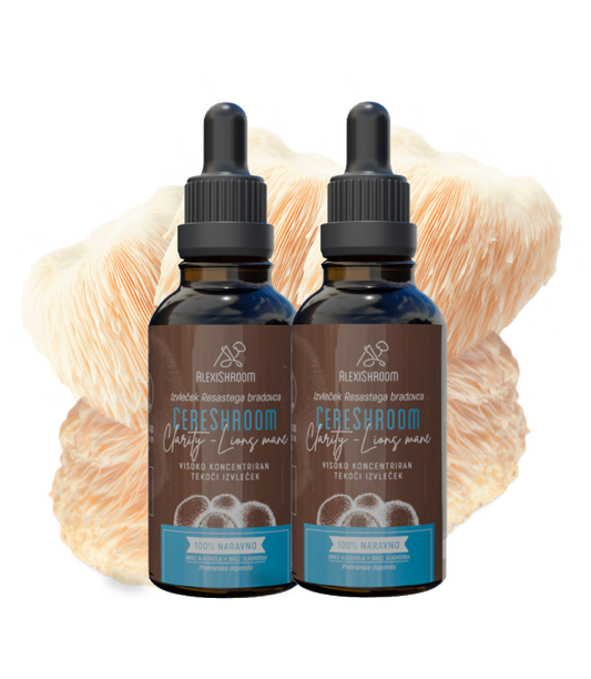 Paket 2x – BIO CereShroom Clarity (Resasti bradovec)