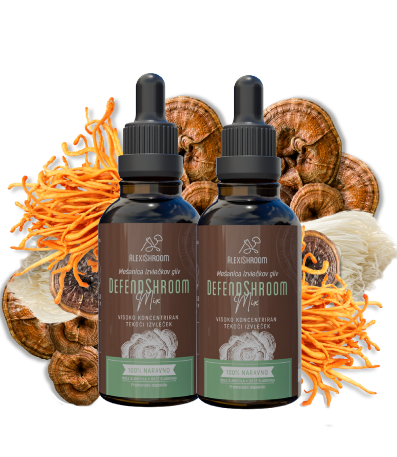 Paket 2x – BIO DefendShroom Mix (Mešanica gob)